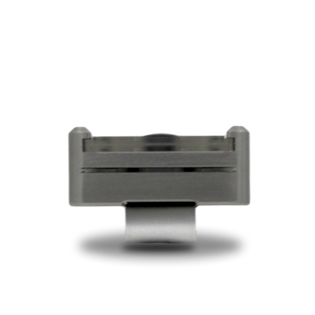 Metal blade disposal case for secure blade storage.