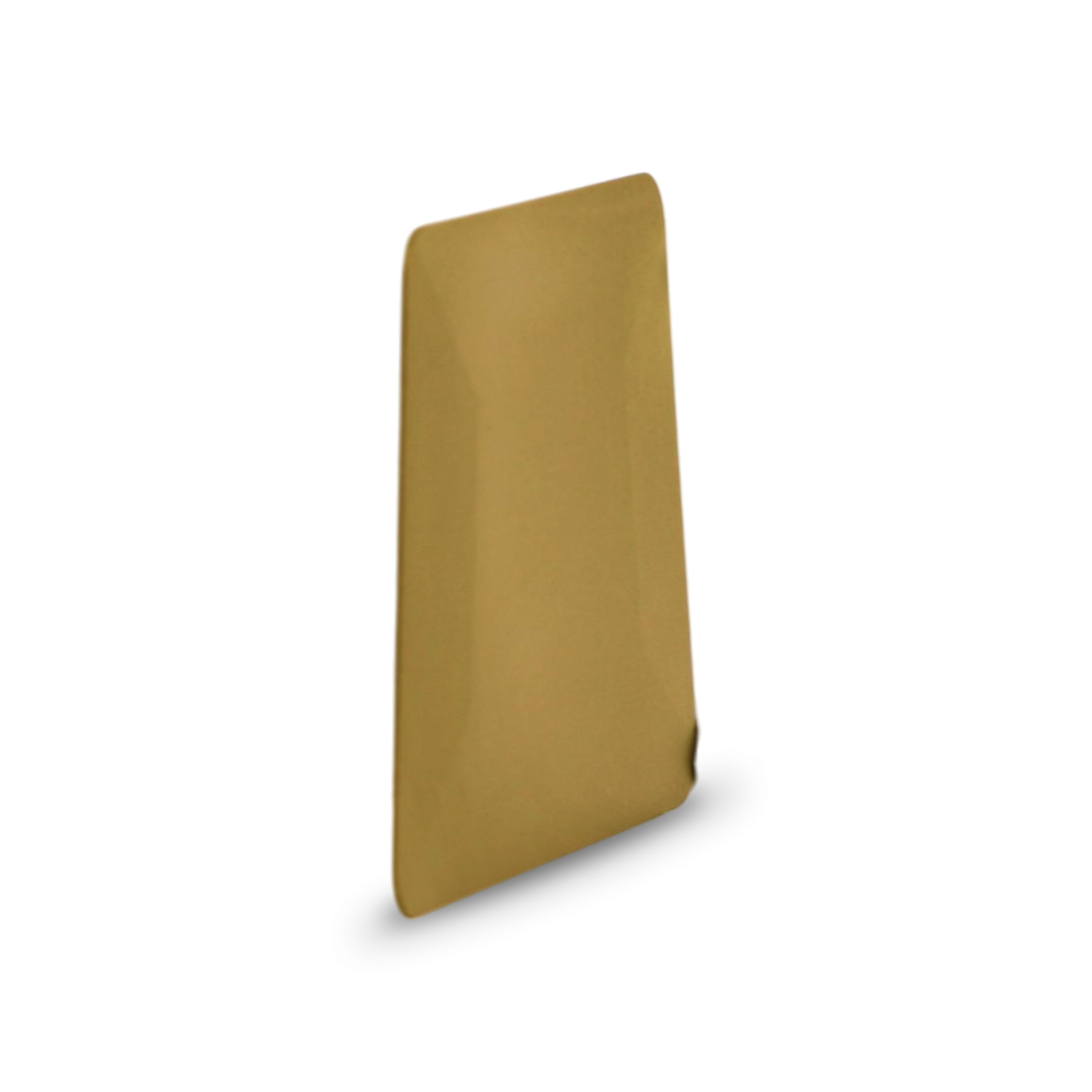 Gold tinting squeegee card with medium flex for versatility.