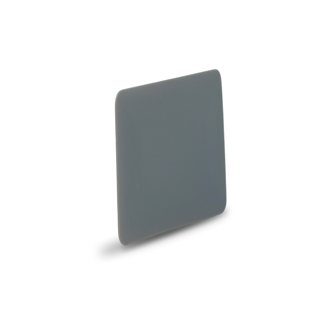 Grey hard edge squeegee card for applying vinyl on tough edges.