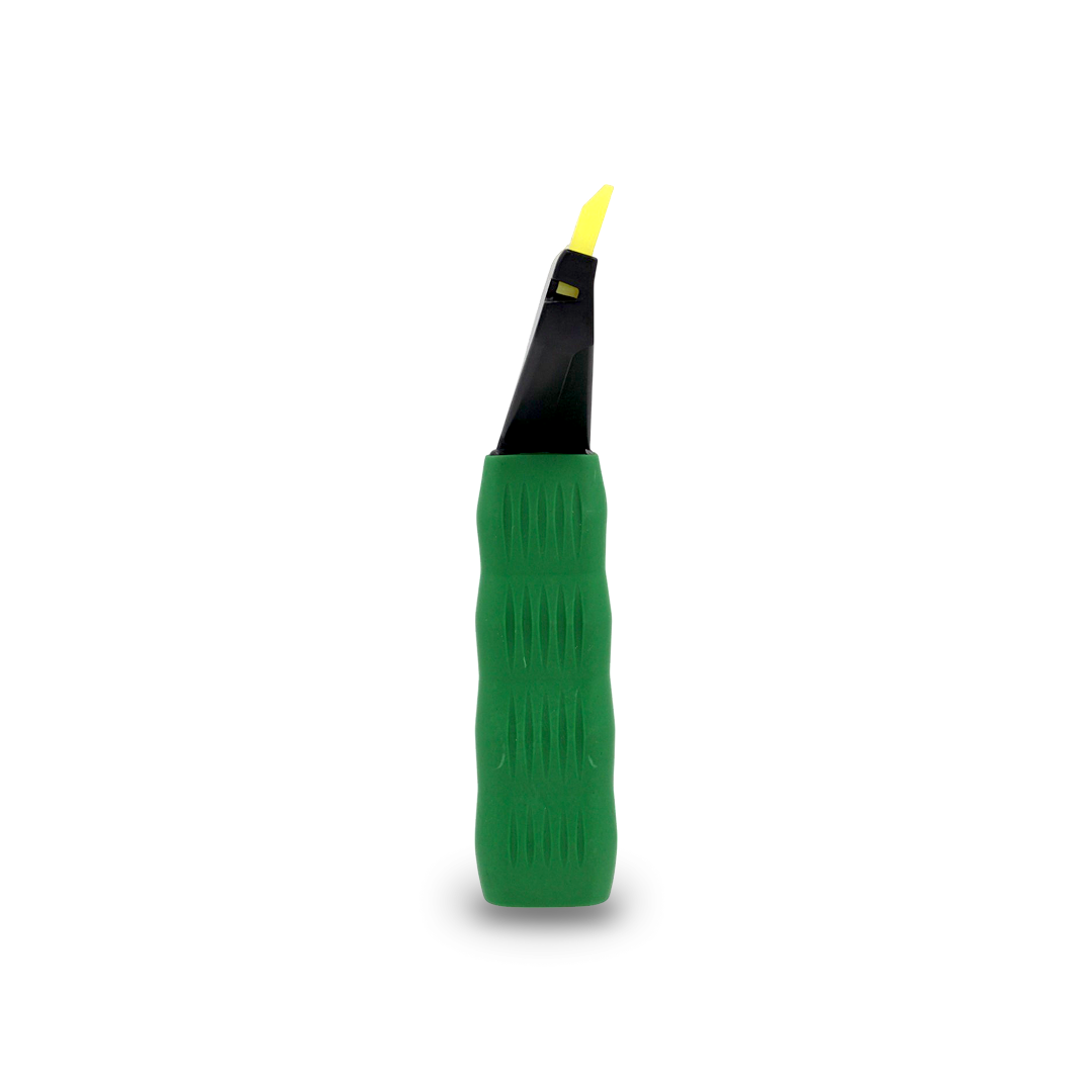 Durable rubber handle for automotive squeegee blades.