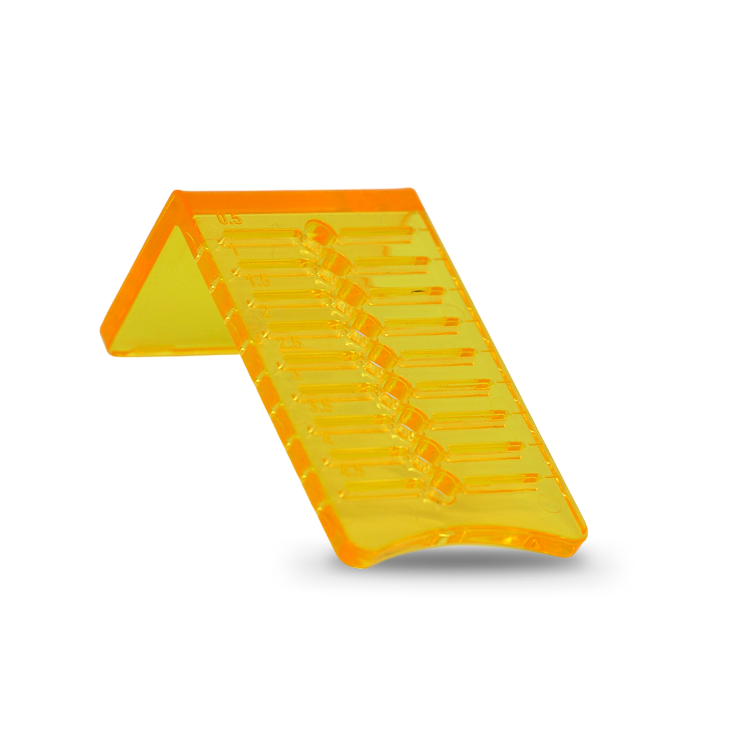 90 degree edge trimmer tool for cutting clean vinyl edges along panel seams.