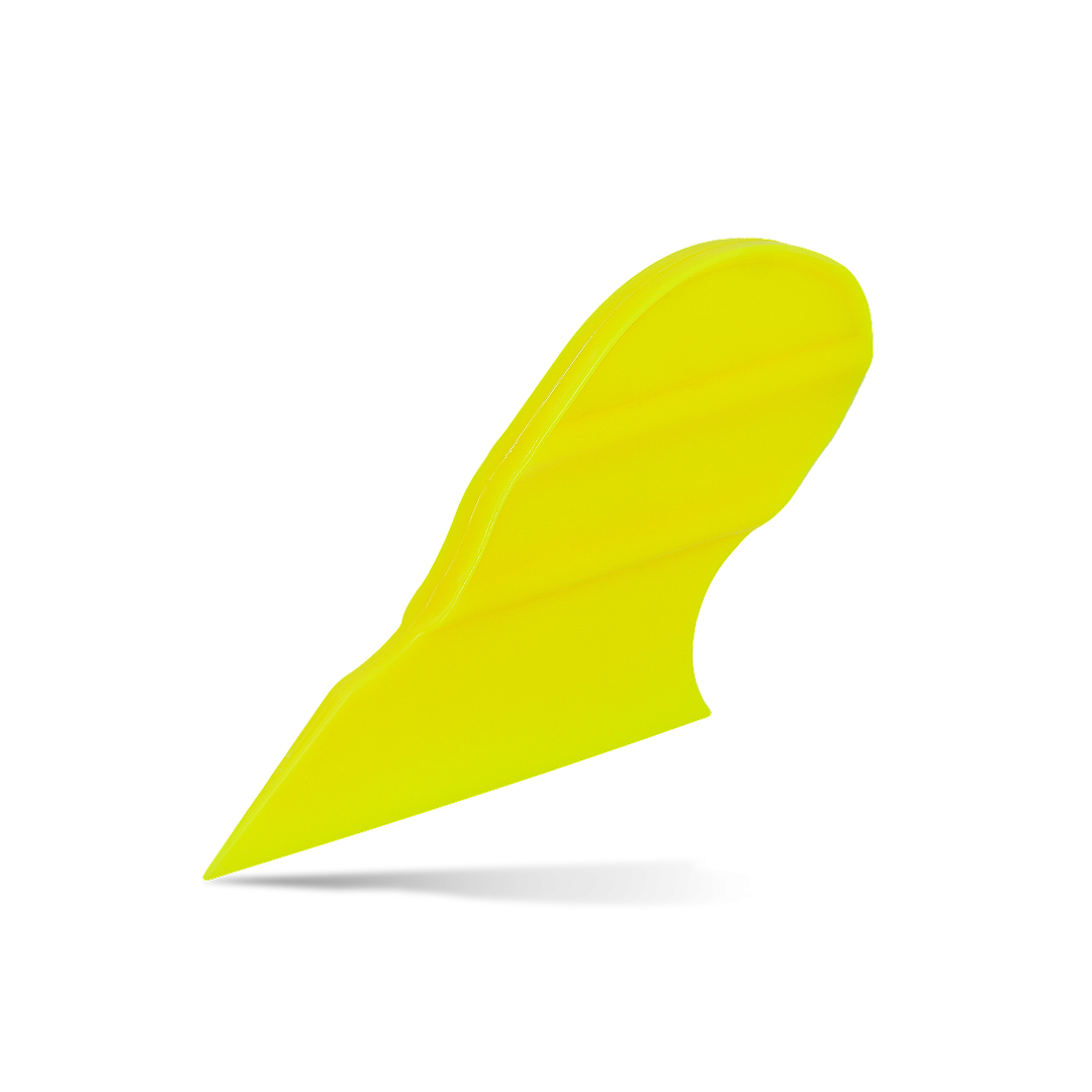 Yellow tint squeegee for side trim and tight edge areas.