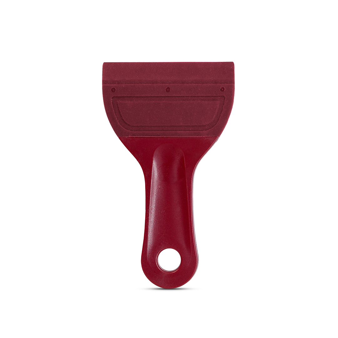 Soft rubber squeegee for smooth tint film application.
