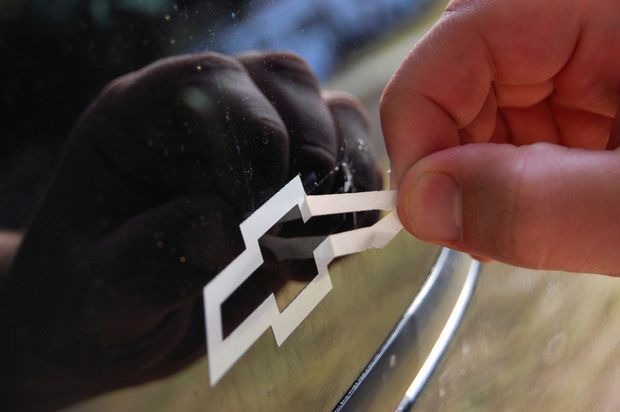 Sticker decal removal