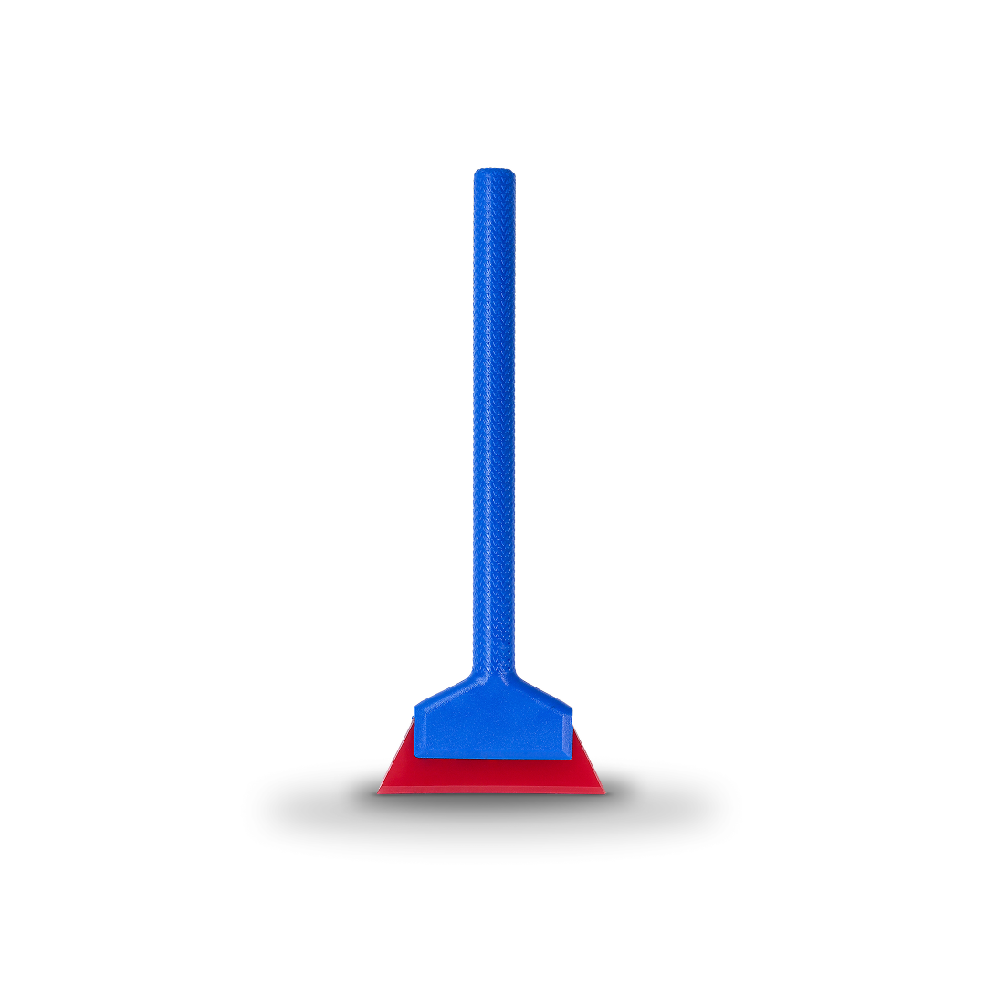 Compact 1.5 inch tint squeegee for small window areas.