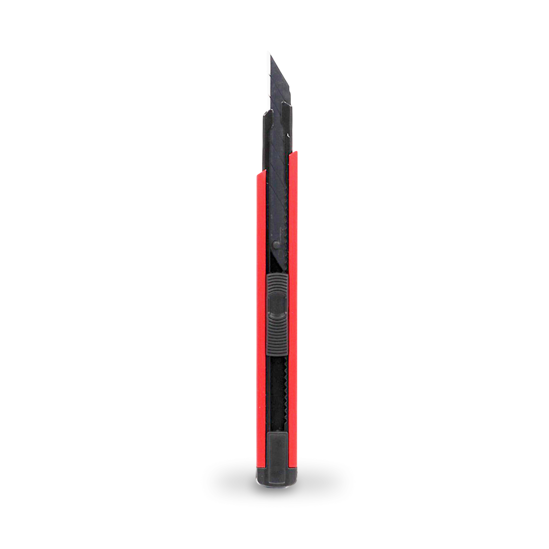 Aluminum knife with 30-degree 9mm blade for precision work.