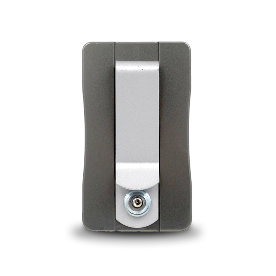 Metal blade disposal case for secure blade storage.