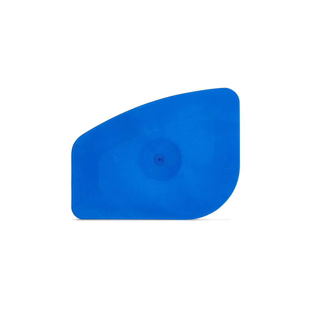 Soft blue chizler tool for lifting vinyl and decals without damage.