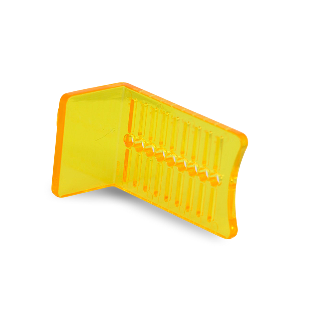 90 degree edge trimmer tool for cutting clean vinyl edges along panel seams.