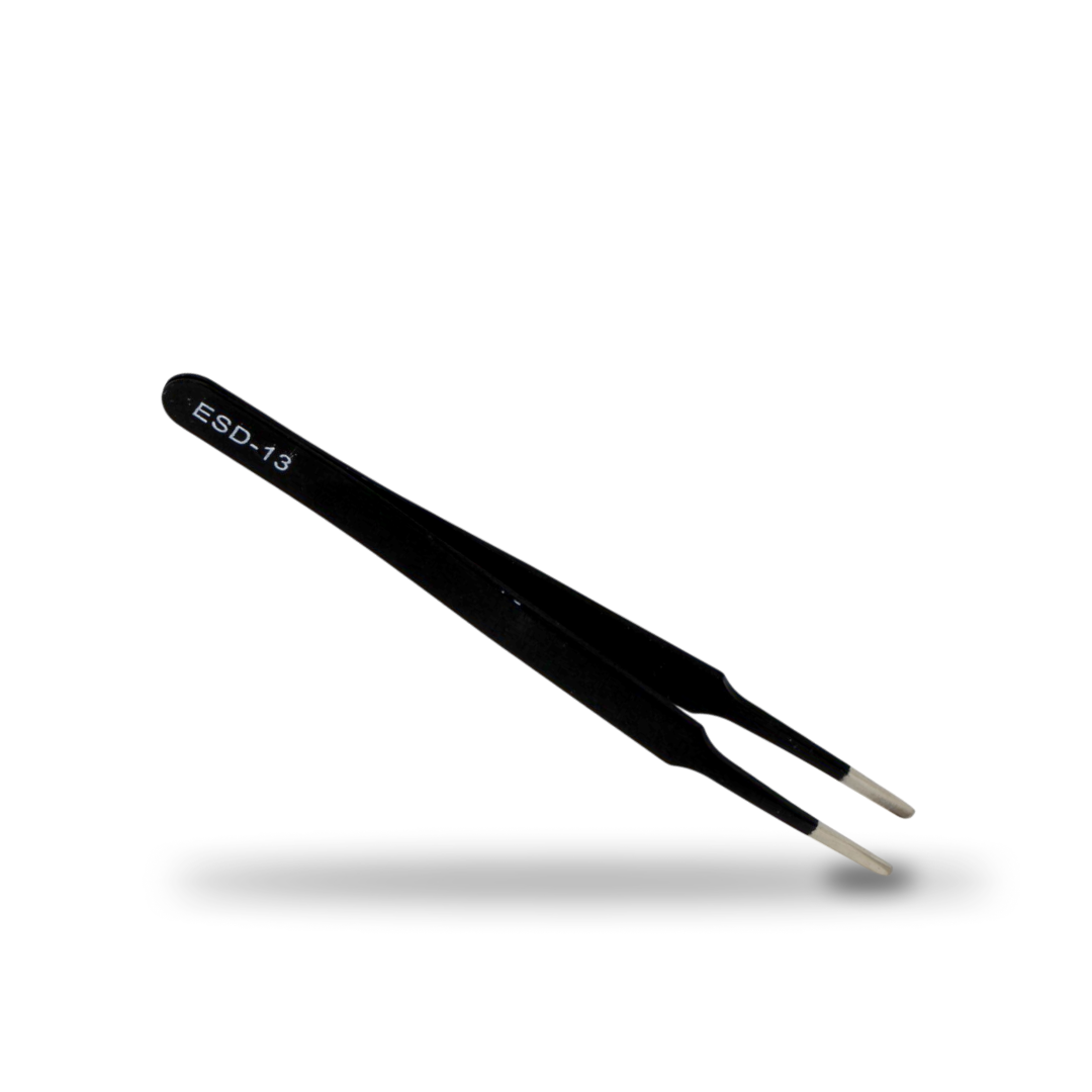 Sharp tip tweezers for picking up small vinyl pieces or weeding fine details.